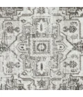 Loomaknoti Rhane Alvner Gray/Cream ER018 9 ft. 10 in. X 12 ft. 10 in. Rectangle Rug