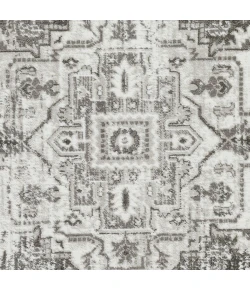 Loomaknoti Rhane Alvner Gray/Cream ER018 7 ft. 10 in. X 9 ft. 10 in. Rectangle Rug