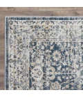 Loomaknoti Kehleigh Oviel Blue/Cream EK013 2 ft. X 3 ft. Rectangle Rug