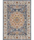 Loomaknoti Alsbrooke Amrenta Blue/Cream EA001 4 ft. X 6 ft. Rectangle Rug