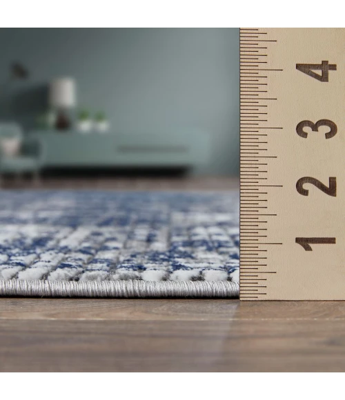 Loomaknoti Aysal Alazah Gray/Cream EAY001 3 ft. 3 in. X 5 ft. 3 in. Rectangle Rug