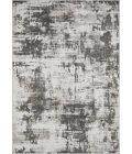 Loomaknoti Rhane Vearali Gray/Cream ER002 5 ft. 3 in. X 7 ft. 3 in. Rectangle Rug