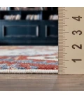 Loomaknoti Alsbrooke Bradin Cream/Orange EA003 4 ft. X 6 ft. Rectangle Rug