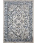 Loomaknoti Kehleigh Avalie Blue/Cream EK017 2 ft. X 3 ft. Rectangle Rug