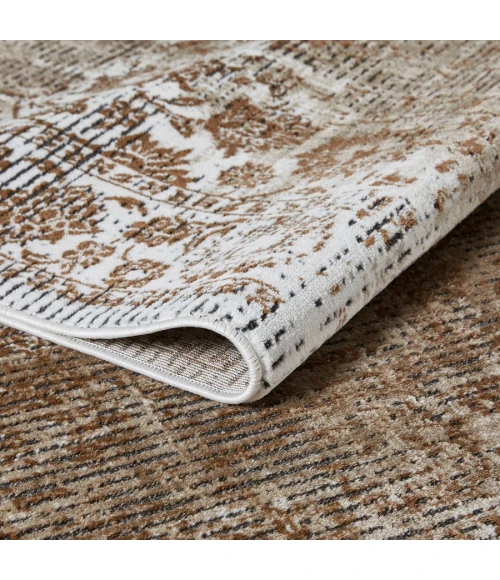 Loomaknoti Aysal Alazah Beige/Cream EAY001 4 ft. X 6 ft. Rectangle Rug