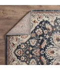 Loomaknoti Malanie Charler Blue/Beige EM002 4 ft. X 6 ft. Rectangle Rug