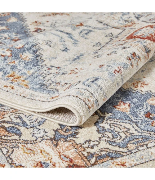 Loomaknoti Alsbrooke Obinda Cream/Beige EA009 9 ft. 10 in. X 12 ft. 10 in. Rectangle Rug
