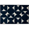 Loomaknoti Tecopa Sevella Blue/White ETR07BWH50 4 ft. X 6 ft. Rectangle Rug