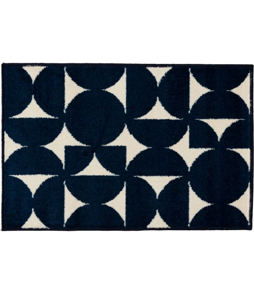 Loomaknoti Tecopa Sevella Blue/White ETR07BWH20 3 ft. 3” X 5 ft. 3” Rectangle Rug
