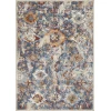 Loomaknoti Alsbrooke Amibell Blue/Cream EA002 5 ft. 3 in. X 7 ft. 3 in. Rectangle Rug