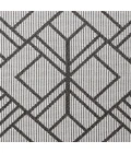 Loomaknoti Breyleigh Charske Cream/Gray EB002 5 ft. 3 in. X 7 ft. 3 in. Rectangle Rug
