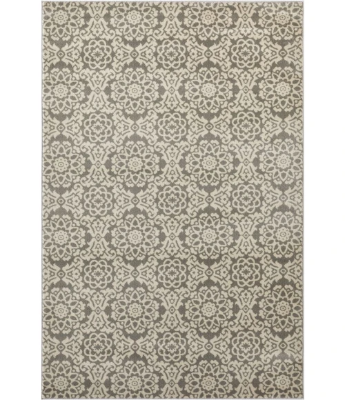 Loomaknoti Celena Alizia Cream/Blue EC002 3 ft. 3 in. X 5 ft. 3 in. Rectangle Rug