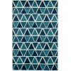 Central Oriental Trop Isoscele Sn/Tu Area Rug 6 ft. 7 in. X 9 ft. 6 in. Rectangle