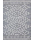 Loomaknoti Kissandrah Bayrend Gray/Cream EKI005 3 ft. 3 in. X 5 ft. 3 in. Rectangle Rug