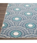 Loomaknoti Tecopa Ferley Blue/White ETR04BWH85 9 ft. 10 in. X 12 ft. 10 in. Rectangle Rug