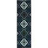 Loomaknoti Tecopa Turberry Blue/White ETR16BWH12 2 ft. X 6 ft. 7 in. Rectangle Rug