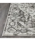 Loomaknoti Rhane Adleigh Cream/Gray ER012 5 ft. 3” X 7 ft. 3” Rectangle Rug