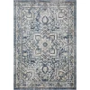 Loomaknoti Kehleigh Osdorn Blue/Cream EK009 2 ft. X 3 ft. Rectangle Rug