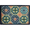 Loomaknoti Tecopa Nerleno Blue/Orange ETR01MI20 3 ft. 3 in. X 5 ft. 3 in. Rectangle Rug