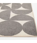 Loomaknoti Tecopa Sevella Gray/White ETR07GRW08 2 ft.  X 3 ft.  Rectangle Rug