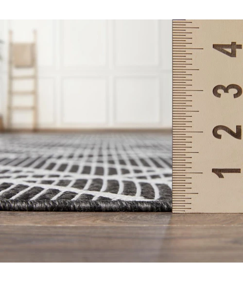 Loomaknoti Breyleigh Charske Gray/Cream EB002 3 ft. X 5 ft. Rectangle Rug