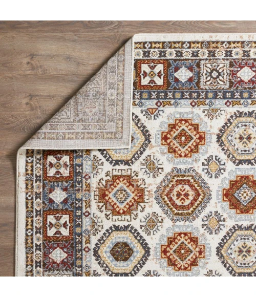 Loomaknoti Alsbrooke Delary Cream/Beige EA005 4 ft. X 6 ft. Rectangle Rug