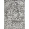 Loomaknoti Rhane Alemern Gray/Cream ER019 5 ft. 3 in. X 7 ft. 3 in. Rectangle Rug
