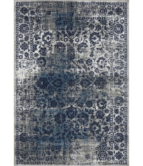 Loomaknoti Aysal Alazah Gray/Cream EAY001 3 ft. 3 in. X 5 ft. 3 in. Rectangle Rug