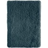 Central Oriental Alpaca Shag Indigo Area Rug 7 ft. 6 X 9 ft. 6 Rectangle