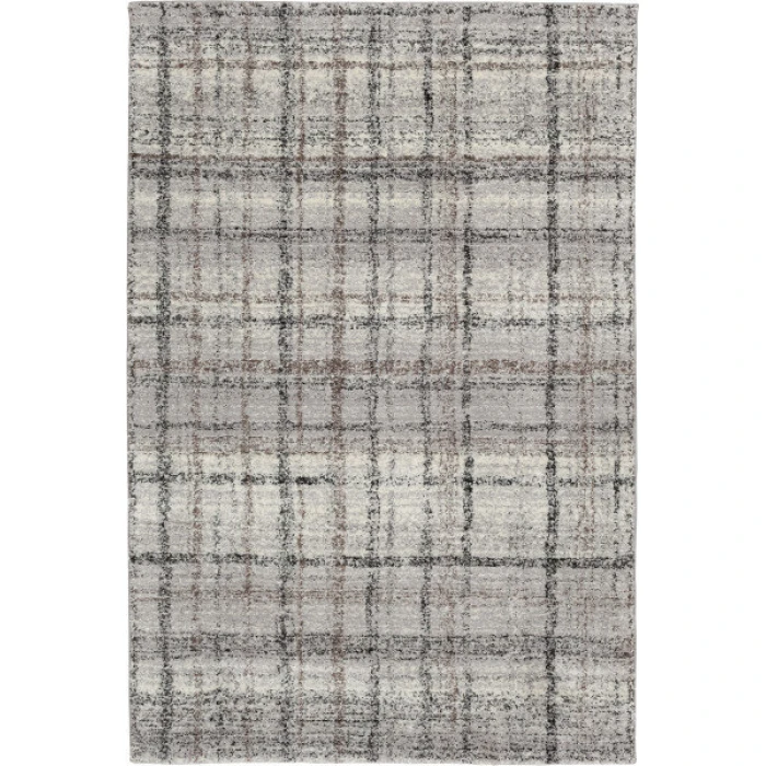 Central Oriental Structures Soot/Java Abstract 5ft. x 7ft.6in. Rect. Rug