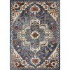 Loomaknoti Alsbrooke Zailorn Blue/Cream EA006 7 ft. 10 in. X 9 ft. 10 in. Rectangle Rug