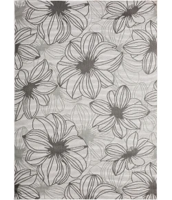 Loomaknoti Breyleigh Cerimia Cream/Gray EB007 9 ft. 10 in. X 12 ft. 10 in. Rectangle Rug