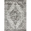 Loomaknoti Rhane Adleigh Cream/Gray ER012 5 ft. 3 in. X 7 ft. 3 in. Rectangle Rug