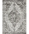 Loomaknoti Rhane Adleigh Cream/Gray ER012 5 ft. 3” X 7 ft. 3” Rectangle Rug