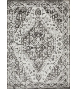 Loomaknoti Rhane Adleigh Cream/Gray ER012 5 ft. 3 in. X 7 ft. 3 in. Rectangle Rug