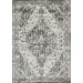 Loomaknoti Rhane Adleigh Cream/Gray ER012 5 ft. 3 in. X 7 ft. 3 in. Rectangle Rug