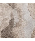 Central Oriental Structures Mink/Java Abstract 7ft.10in. x 9ft.10in. Rect. Rug
