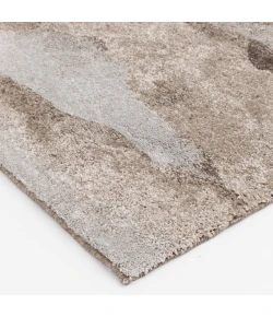 Central Oriental Structures Mink/Java Abstract 7ft.10in. x 9ft.10in. Rect. Rug