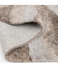 Central Oriental Structures Mink/Java Abstract 7ft.10in. x 9ft.10in. Rect. Rug