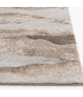 Central Oriental Structures Mink/Java Abstract 7ft.10in. x 9ft.10in. Rect. Rug