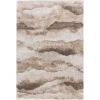 Central Oriental Structures Mink/Java Abstract 7ft.10in. x 9ft.10in. Rect. Rug