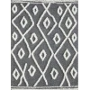Loomaknoti Vemoa Avonako Blue/Cream EV003 5 ft. 3 in. X 7 ft. 3 in. Rectangle Rug