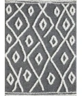 Loomaknoti Vemoa Avonako Blue/Cream EV003 5 ft. 3” X 7 ft. 3” Rectangle Rug