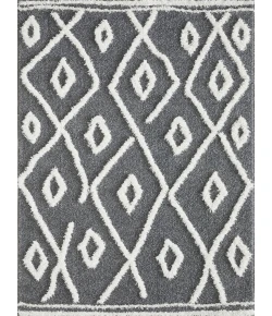 Loomaknoti Vemoa Avonako Blue/Cream EV003 5 ft. 3 in. X 7 ft. 3 in. Rectangle Rug
