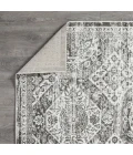 Loomaknoti Rhane Alvezi Gray/Cream ER017 5 ft. 3” X 7 ft. 3” Rectangle Rug