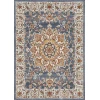 Loomaknoti Alsbrooke Amrenta Blue/Cream EA001 5 ft. 3 in. X 7 ft. 3 in. Rectangle Rug