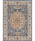 Loomaknoti Alsbrooke Amrenta Blue/Cream EA001 5 ft. 3 in. X 7 ft. 3 in. Rectangle Rug