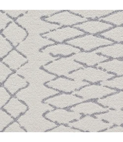 Loomaknoti Kissandrah Barzenski Cream/Gray EKI007 9 ft. 10 in. X 12 ft. 10 in. Rectangle Rug