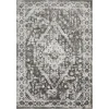 Loomaknoti Rhane Adleigh Gray/Cream ER012 5 ft. 3 in. X 7 ft. 3 in. Rectangle Rug