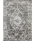 Loomaknoti Rhane Adleigh Gray/Cream ER012 5 ft. 3” X 7 ft. 3” Rectangle Rug